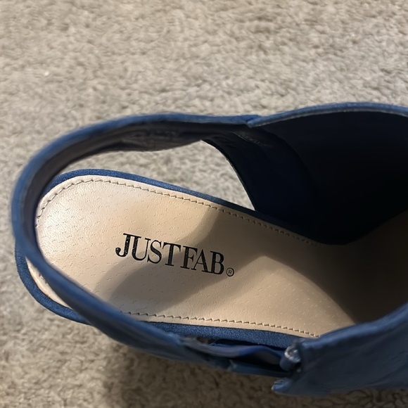 Blue Suede Heels 8.5 💙 - Picture 8 of 9